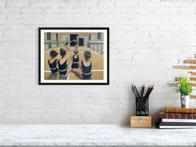 Ballet Class I Print Art
