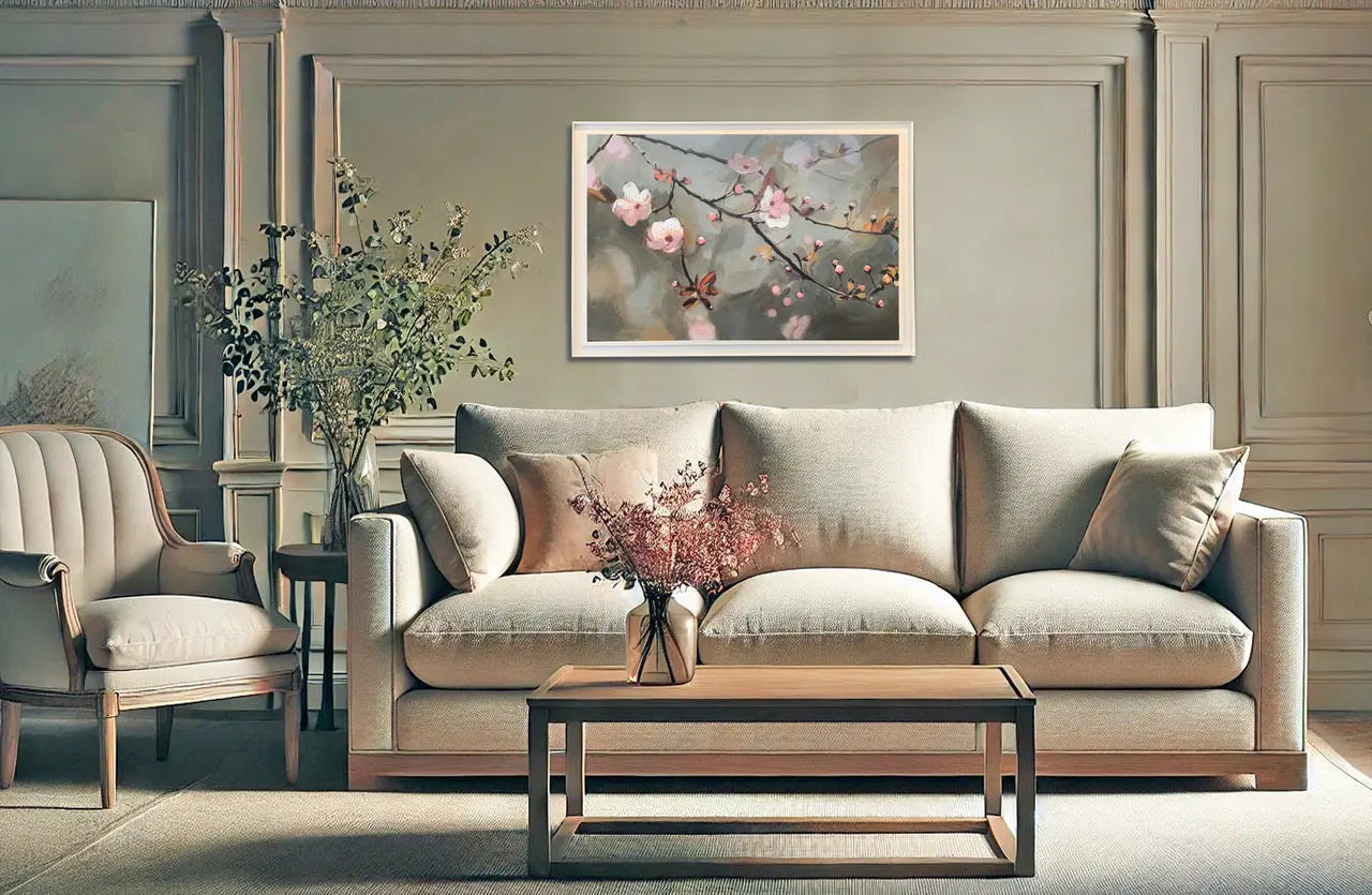 Ephemeral Blossoms I Original Artwork Minuca Sostres