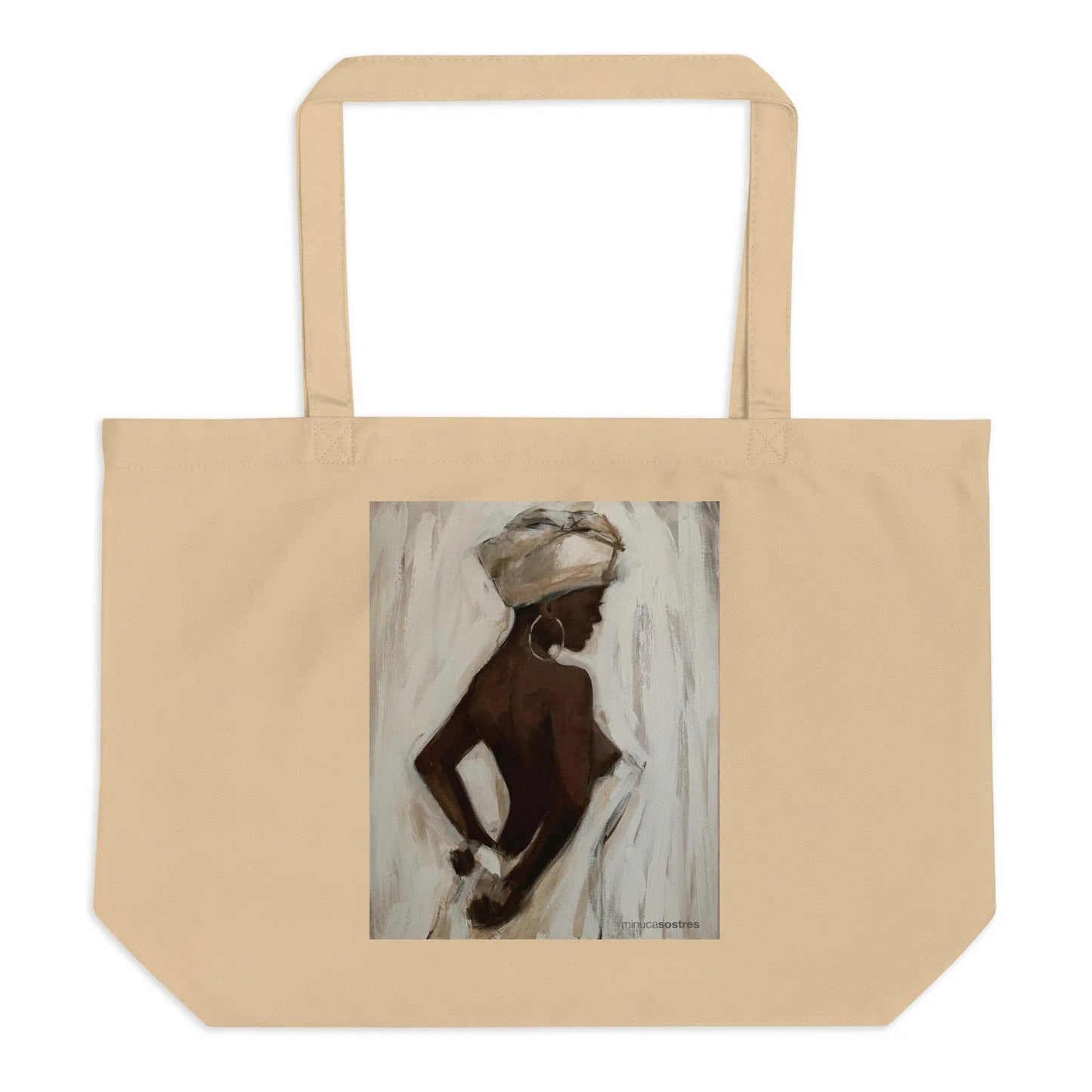 Large organic tote bag Minuca Sostres