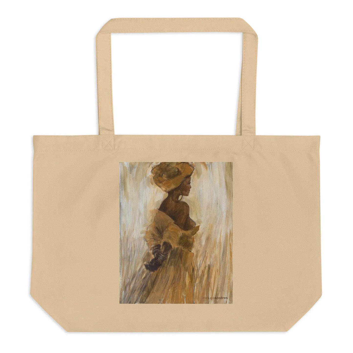 Large organic tote bag Minuca Sostres