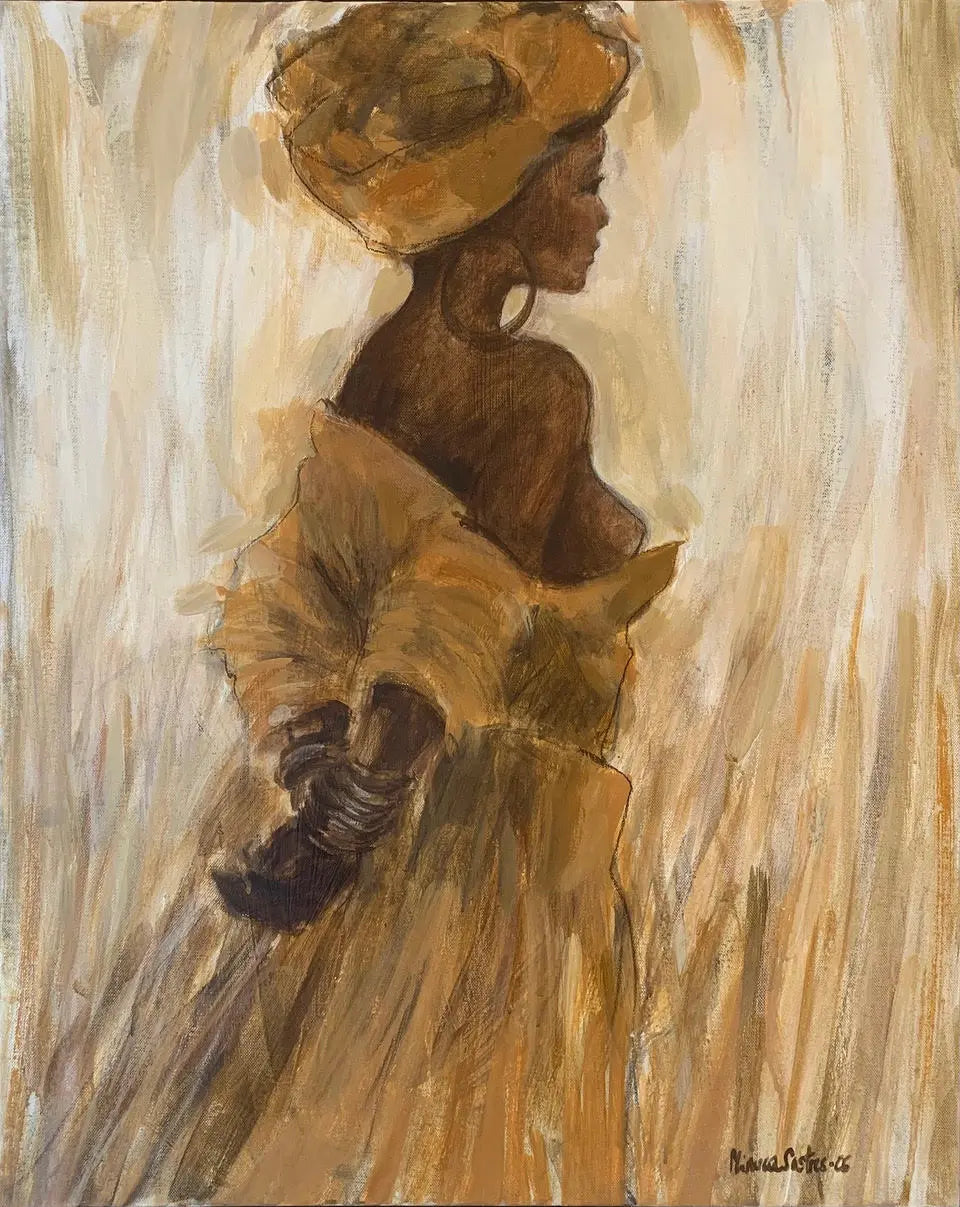 Ochre I Original Artwork Minuca Sostres