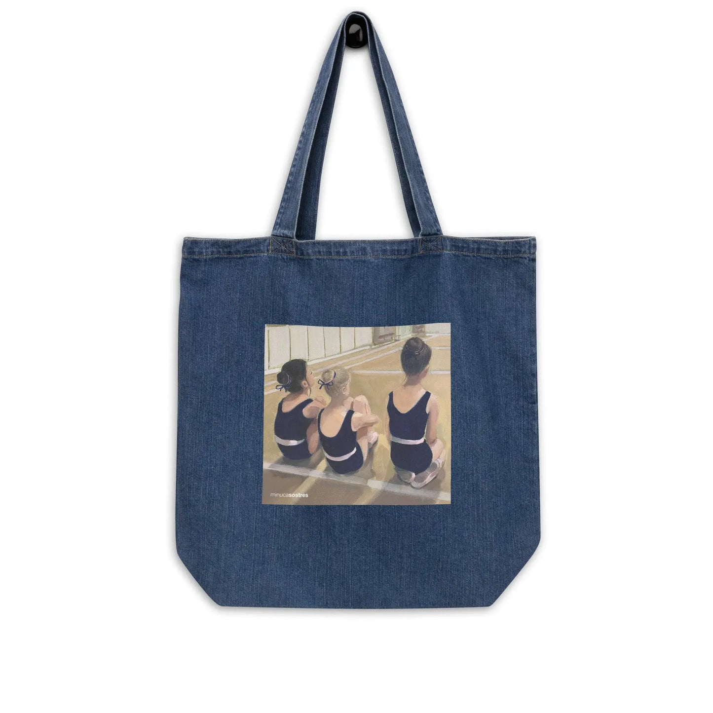 Organic denim tote bag Minuca Sostres