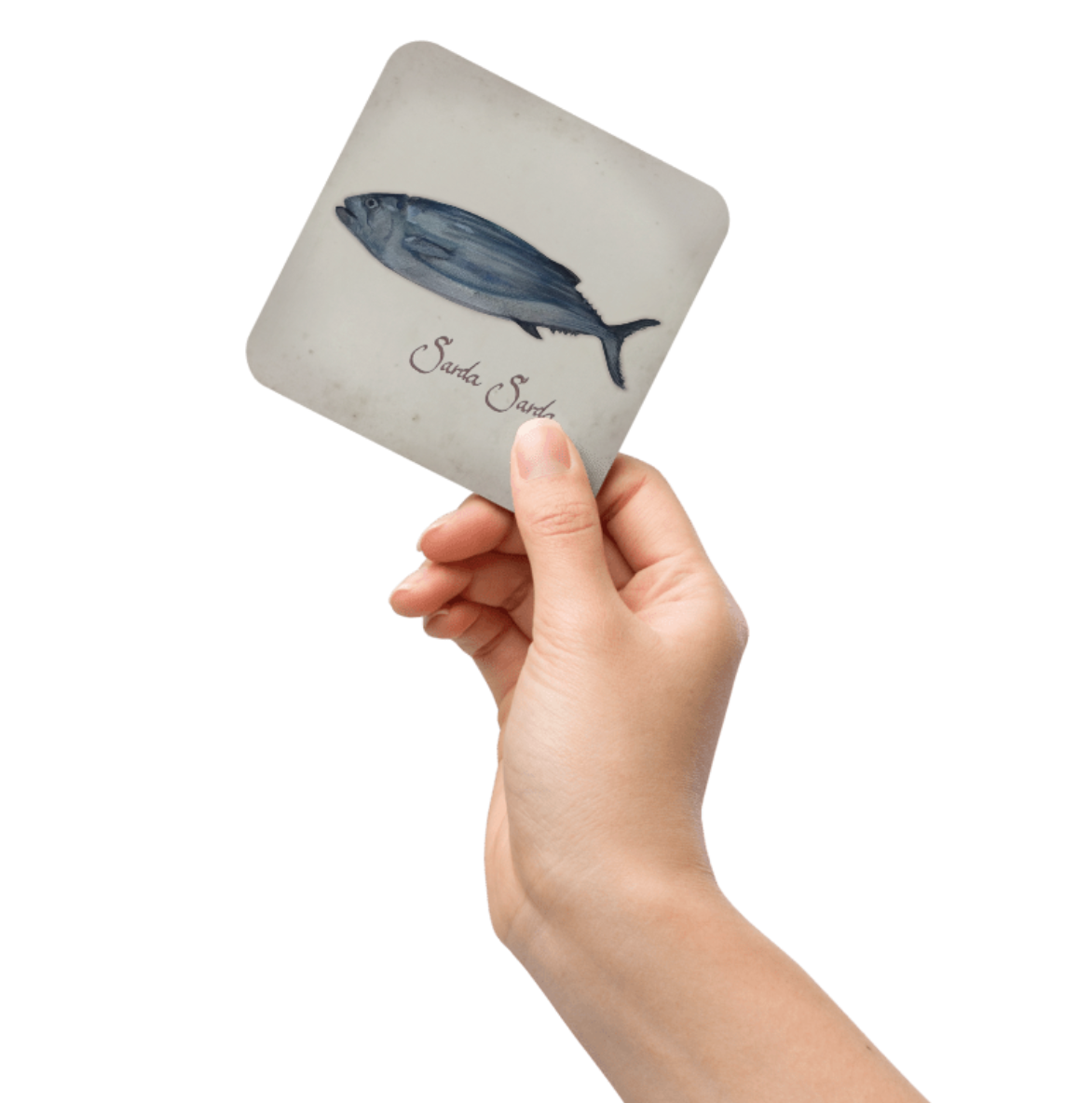 Cork-back coaster Tuna I Fish