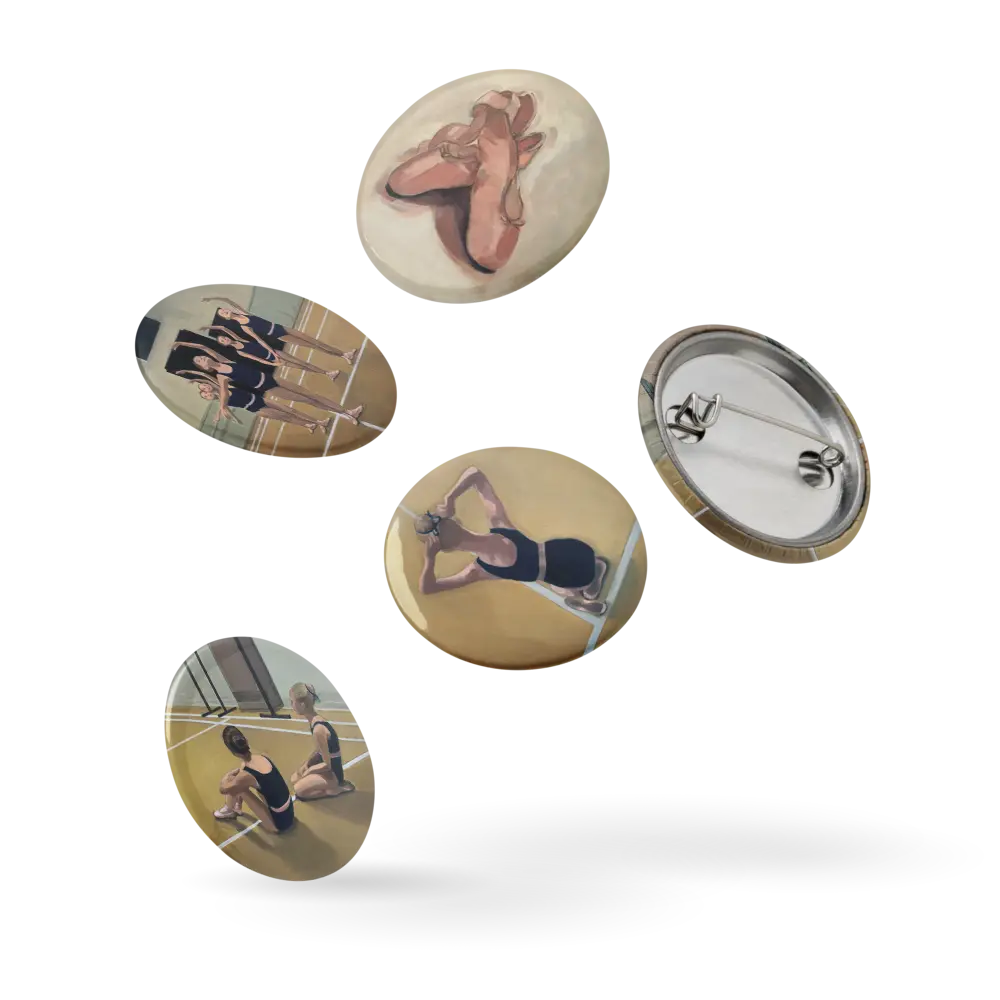 Set of pin buttons Minuca Sostres