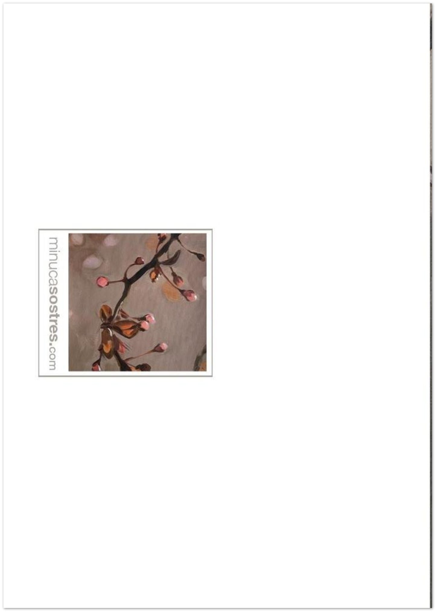Pack of 10 Greetings cards I Two flowers