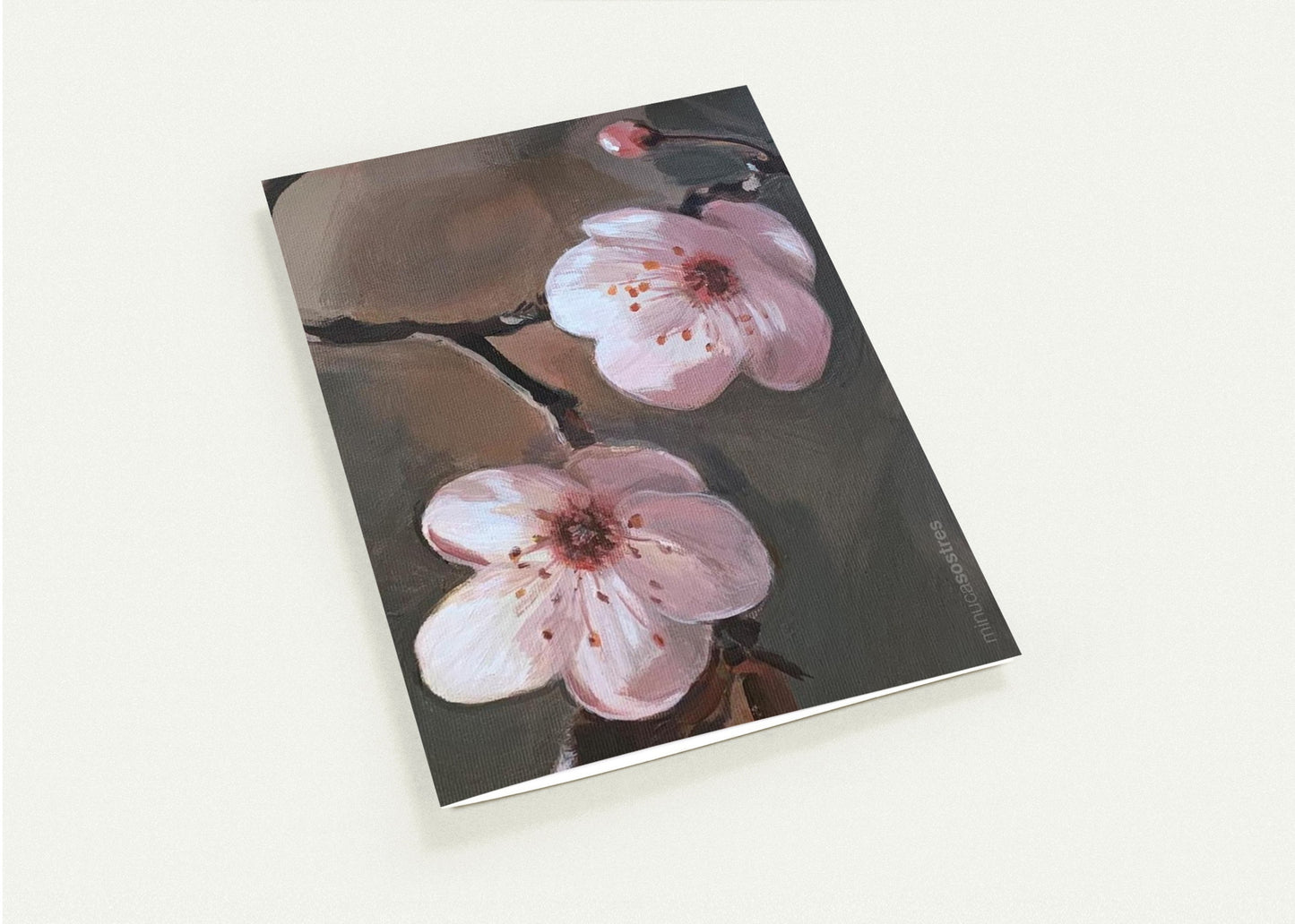 Pack of 10 Greetings cards I Two flowers