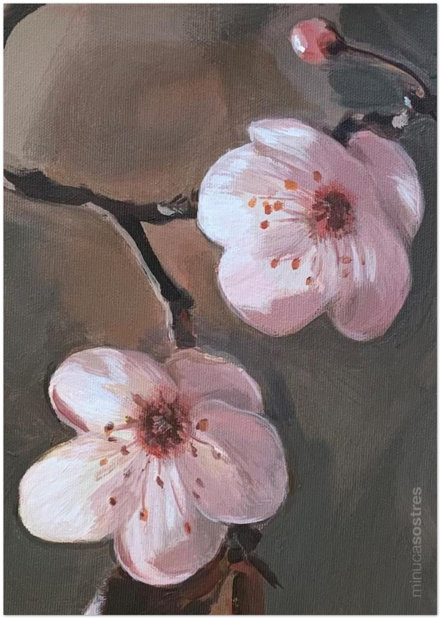 Pack of 10 Greetings cards I Two flowers