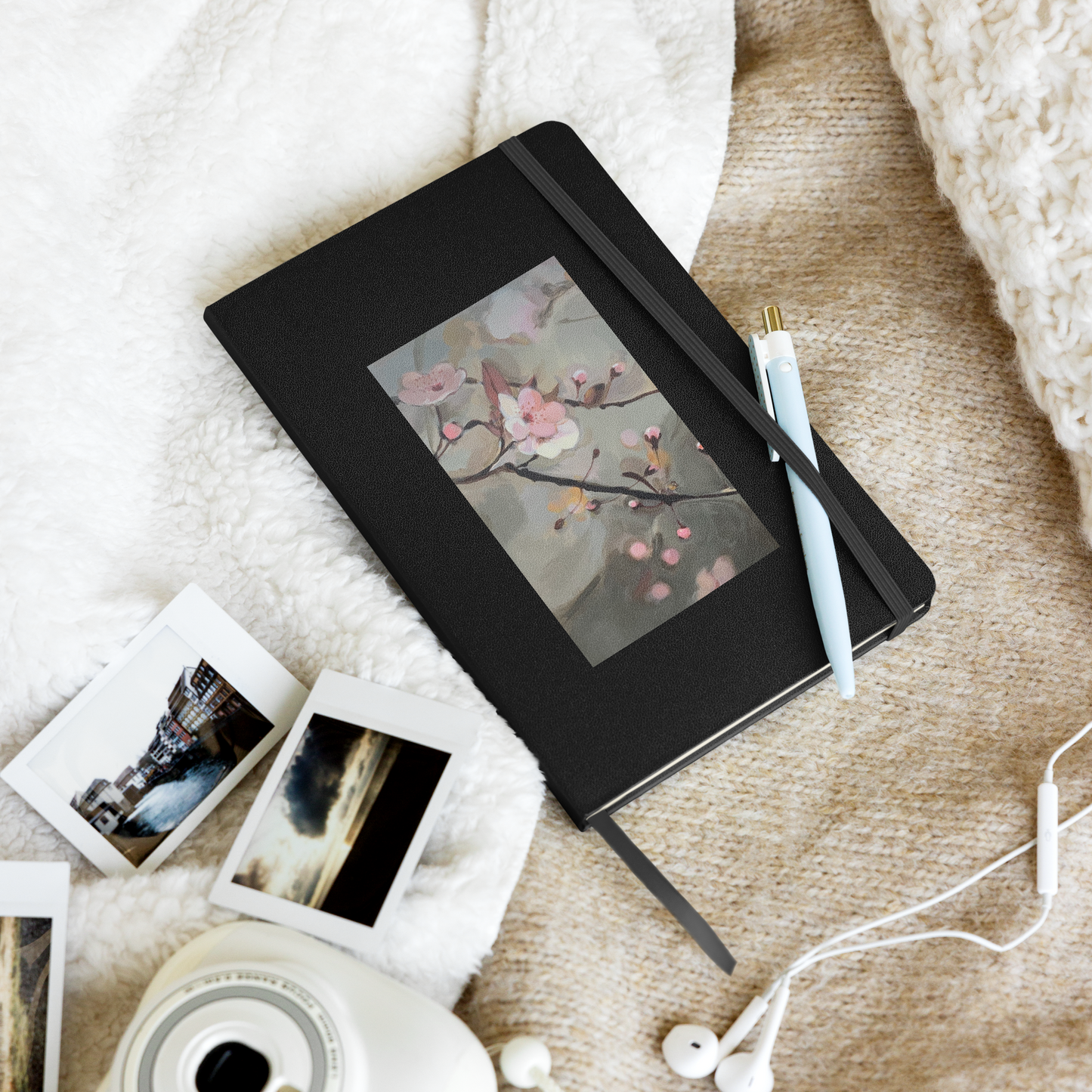 Hardcover bound notebook I Ephemeral Blossoms