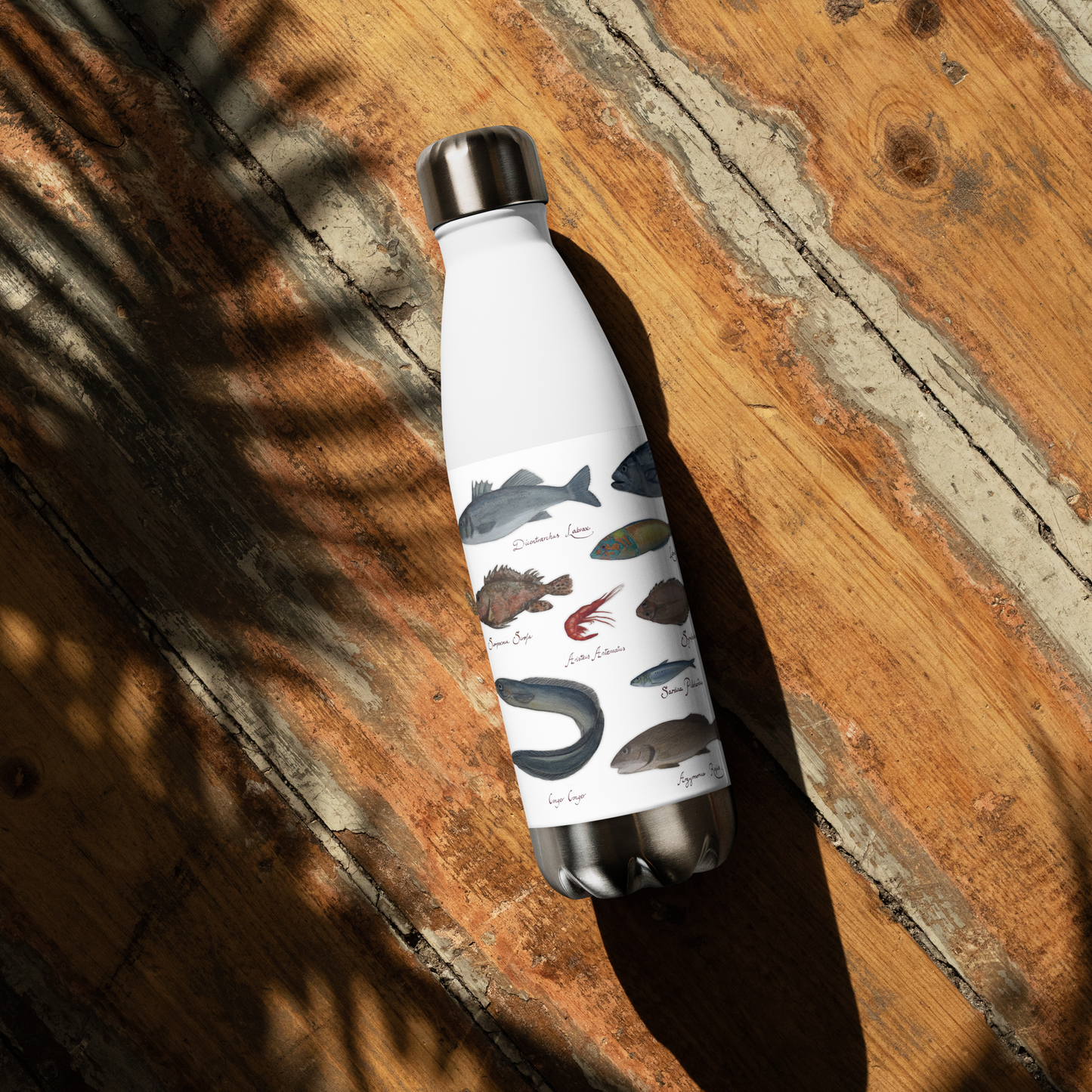 Stainless steel water bottle I Fish