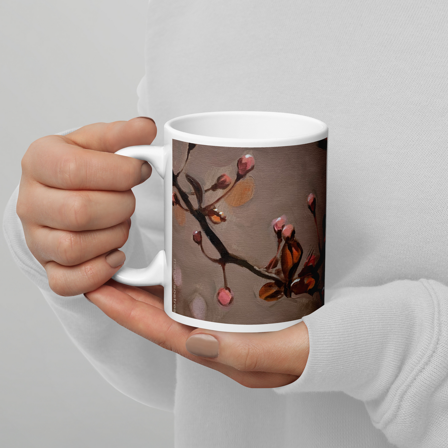 White glossy mug I Silent Awakening