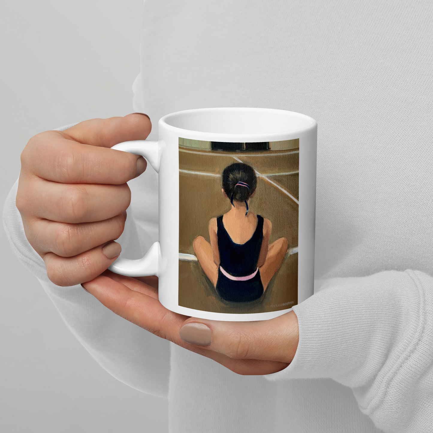 Taza blanca brillante I Leçon de Danse