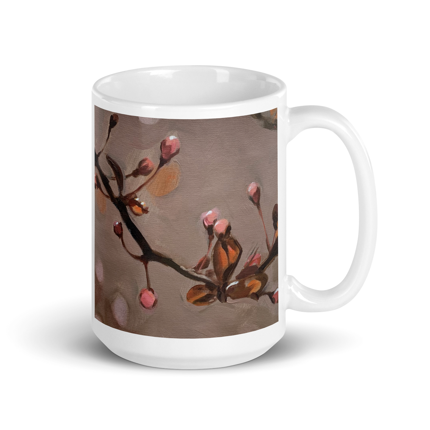 White glossy mug I Silent Awakening