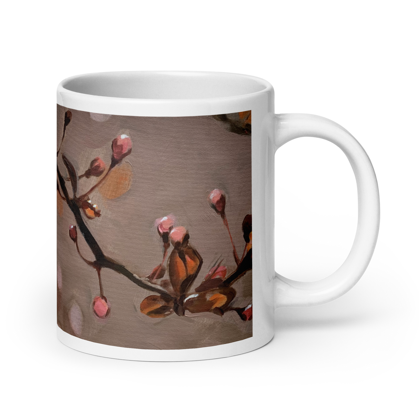 White glossy mug I Silent Awakening