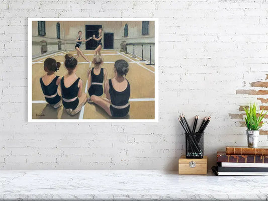 Ballet Class I Print Art