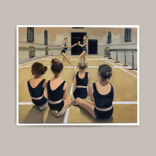 Ballet Class I Print Art