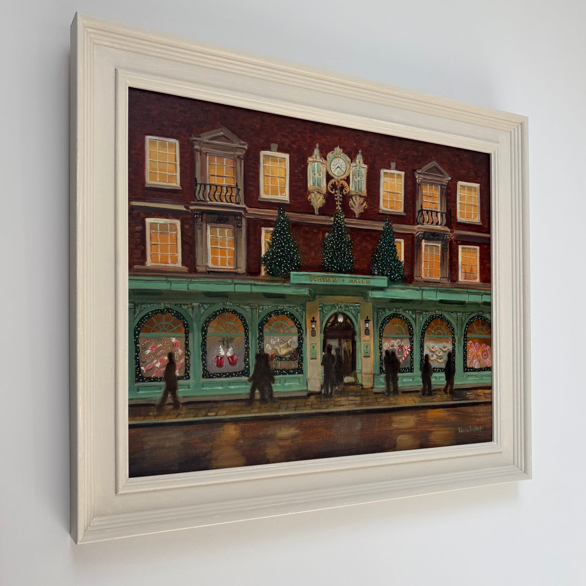 Fortnum & Mason en Navidad | Óleo original