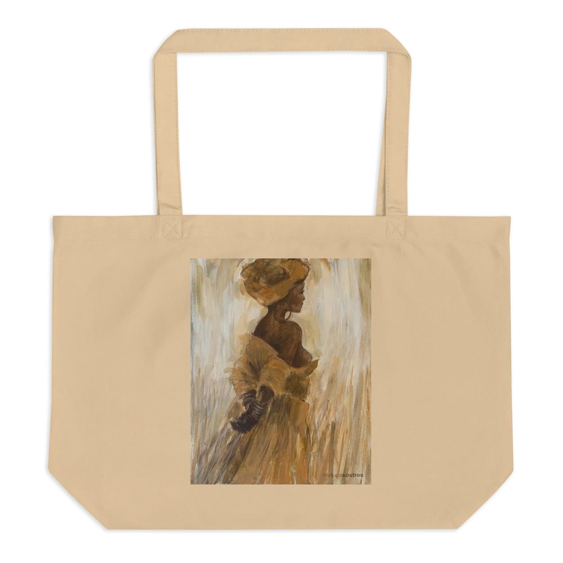 Large organic tote bag Minuca Sostres