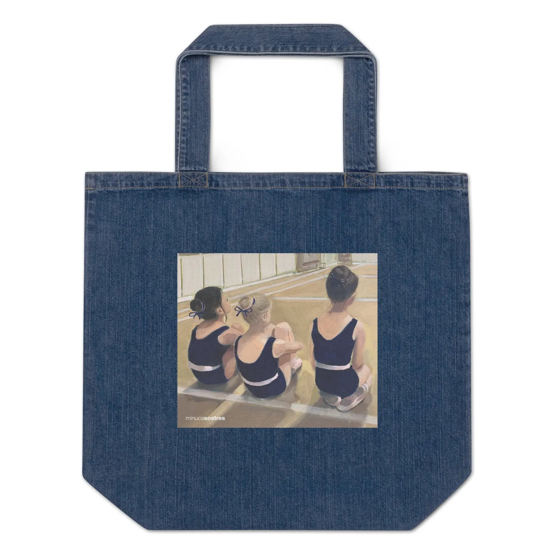 Organic denim tote bag Minuca Sostres