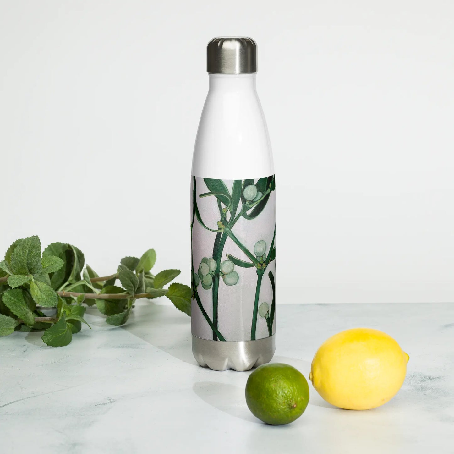 Stainless steel water bottle | Mistletoe Minuca Sostres