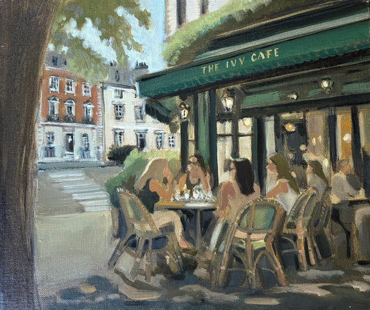The Ivy Café I Original Artwork