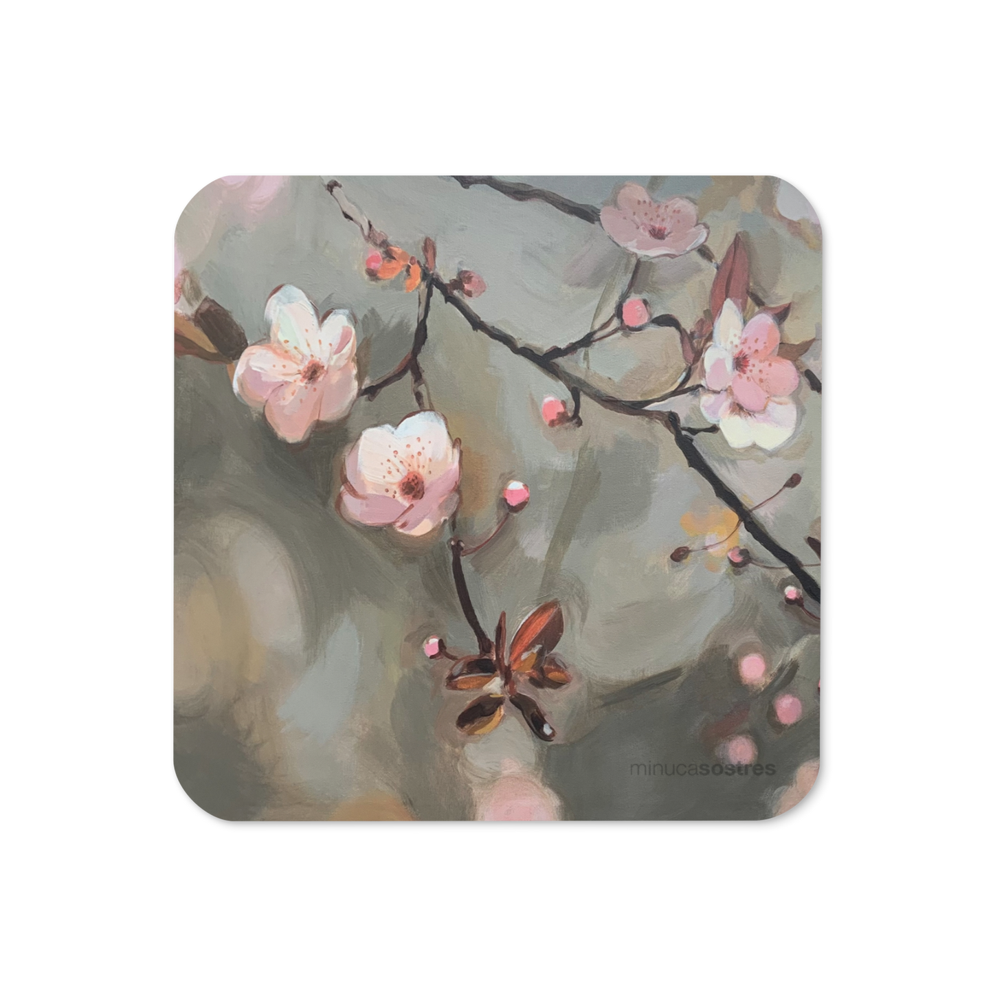 Posagot amb base de suro  I Ephemeral Blossoms