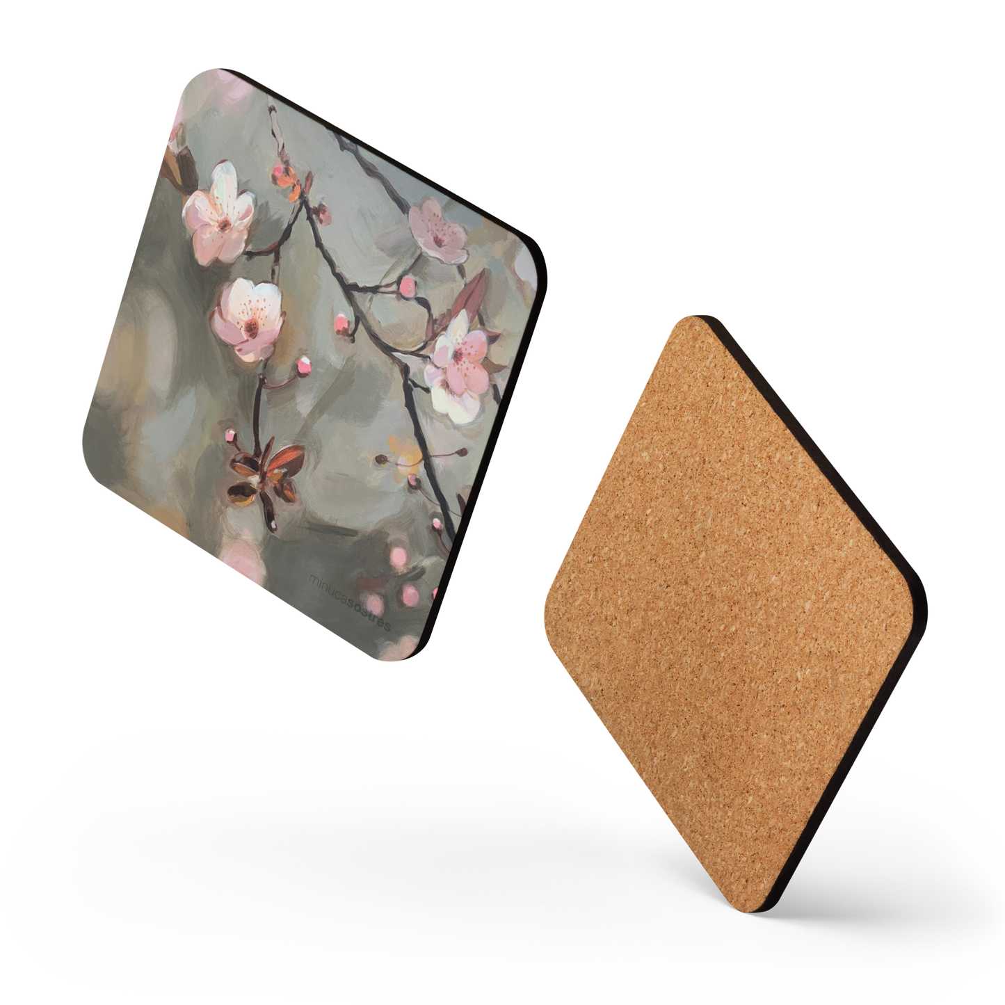 Posagot amb base de suro  I Ephemeral Blossoms