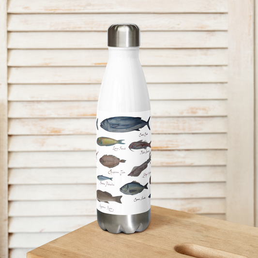 Stainless steel water bottle I Fish