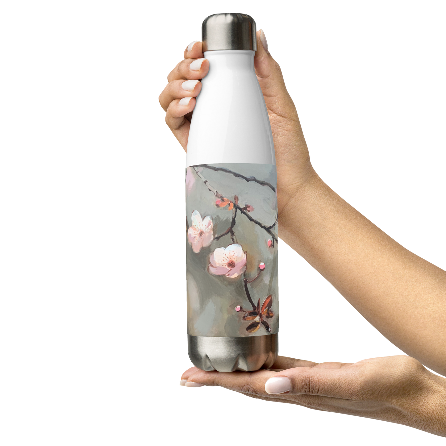 Stainless steel water bottle I Ephemeral Blossoms